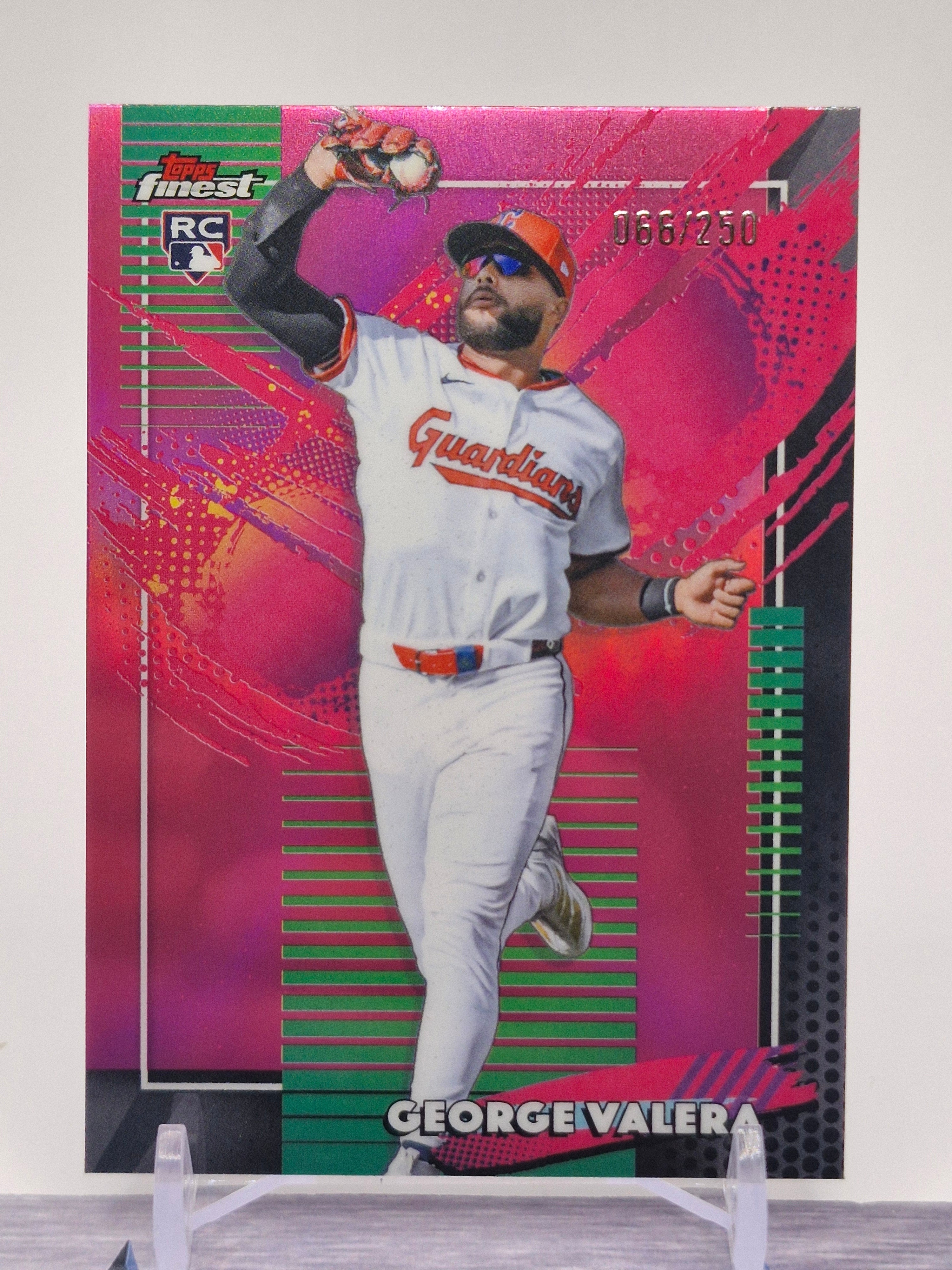 2026 Finest #236 George Valera Pink Refractors #/250