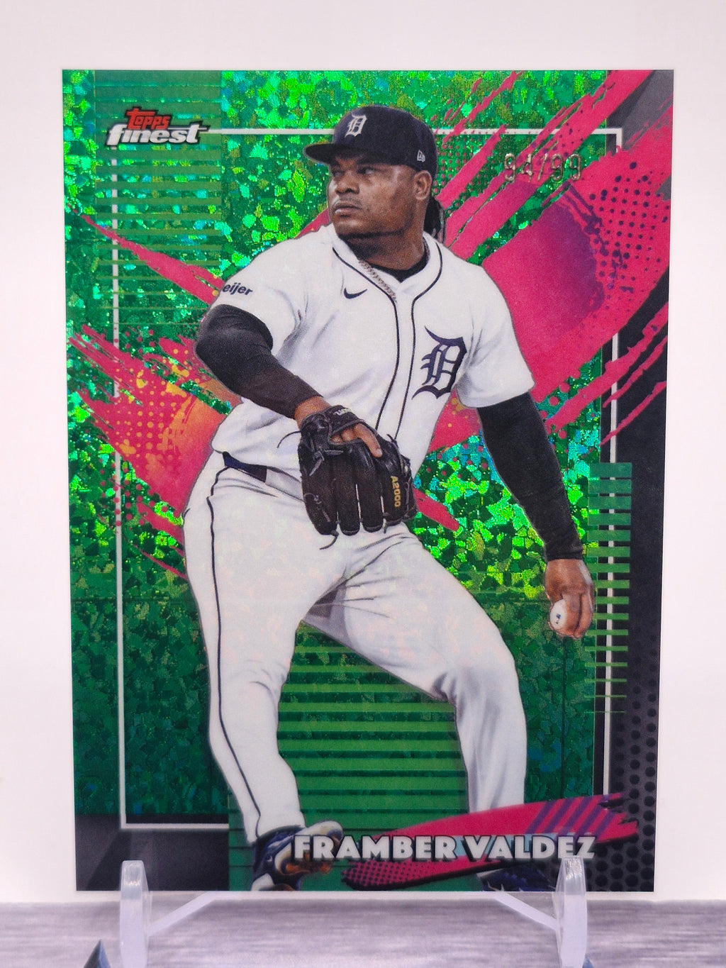 2026 Finest #205 Framber Valdez Green Refractors #/99