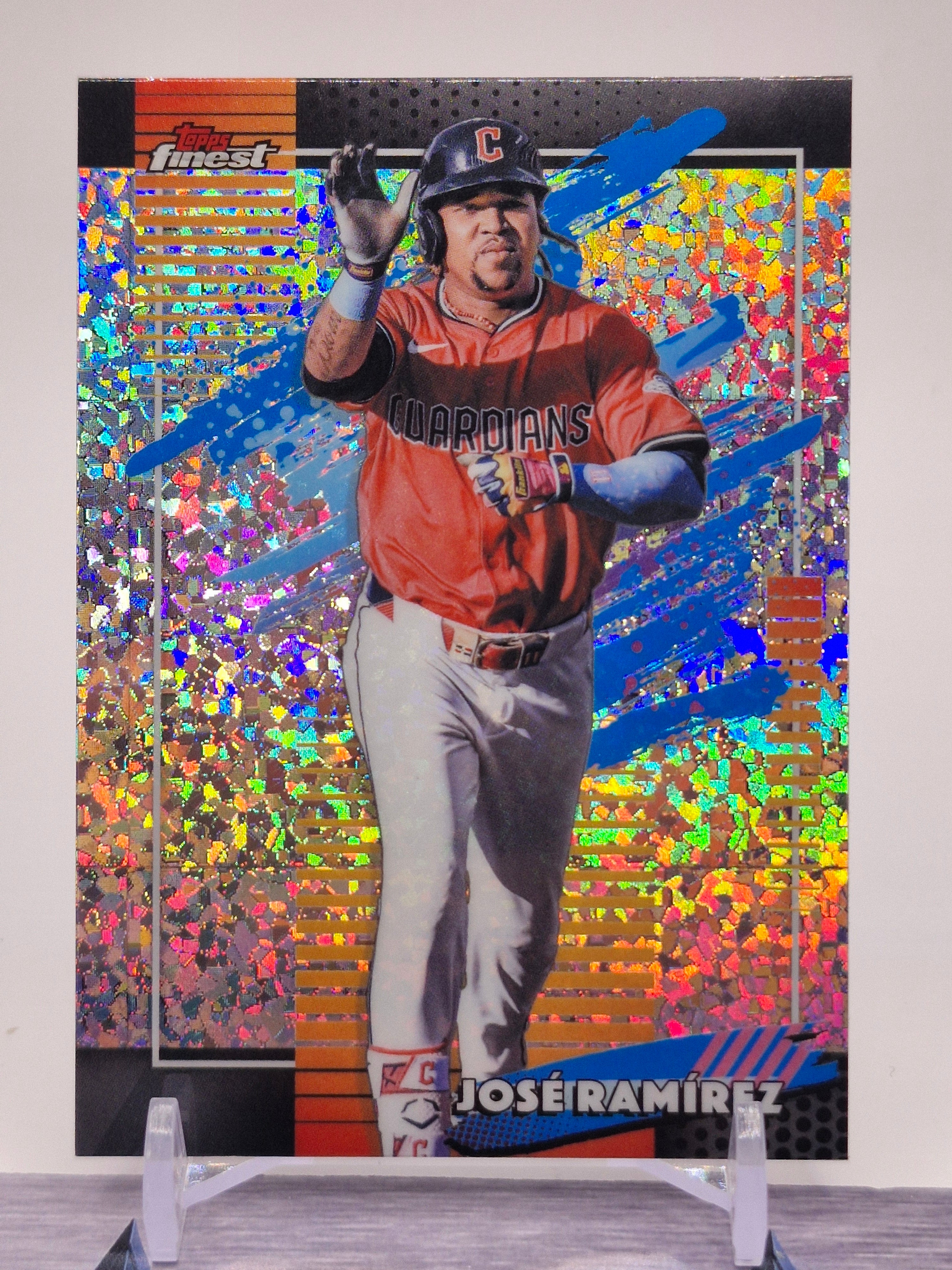 2026 Finest #198 José Ramírez Pink Refractors #/250