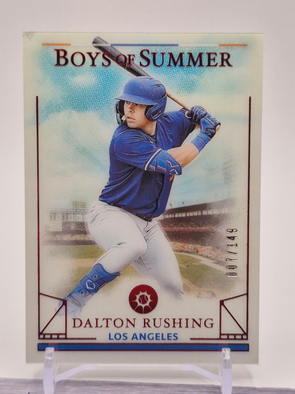 2024 Panini Boys of Summer #72 Dalton Rushing #/149