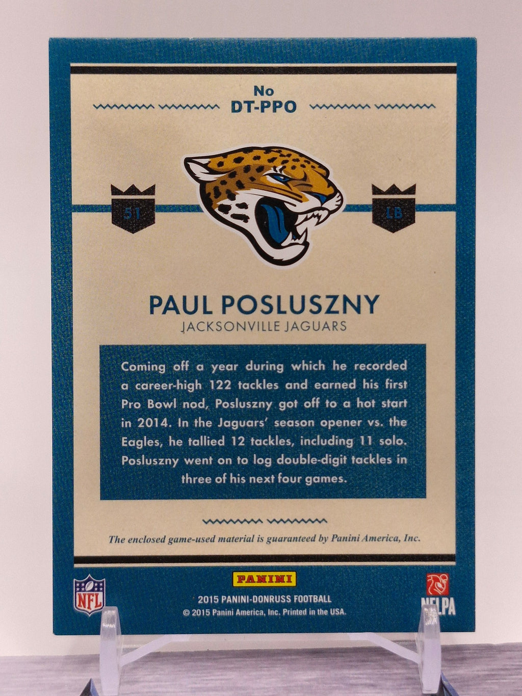 2015 Donruss #DT-BB Paul Posluszny Donruss Threads