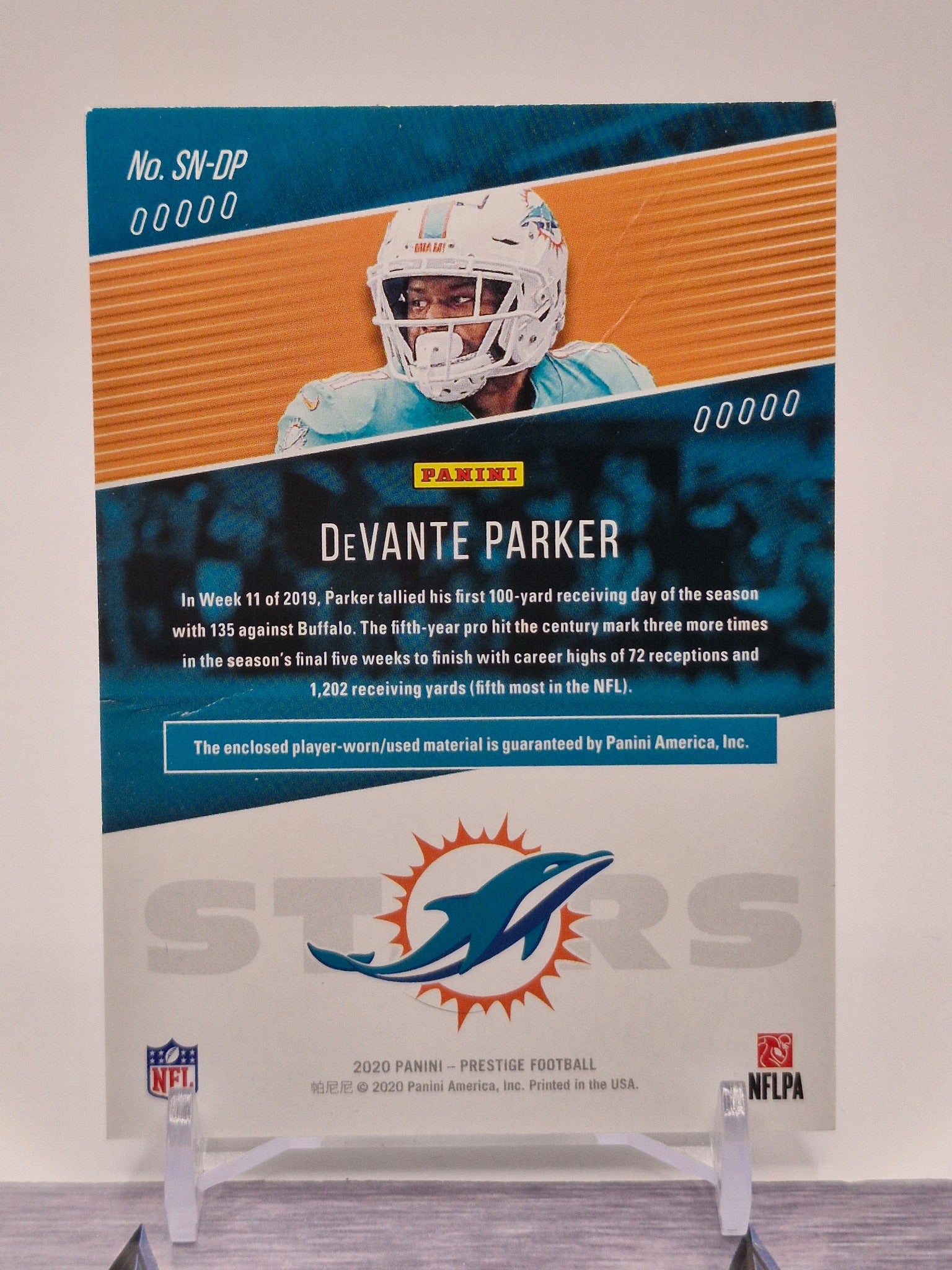 2020 Panini Prestige #SN-DP DeVante Parker Stars of the NFL