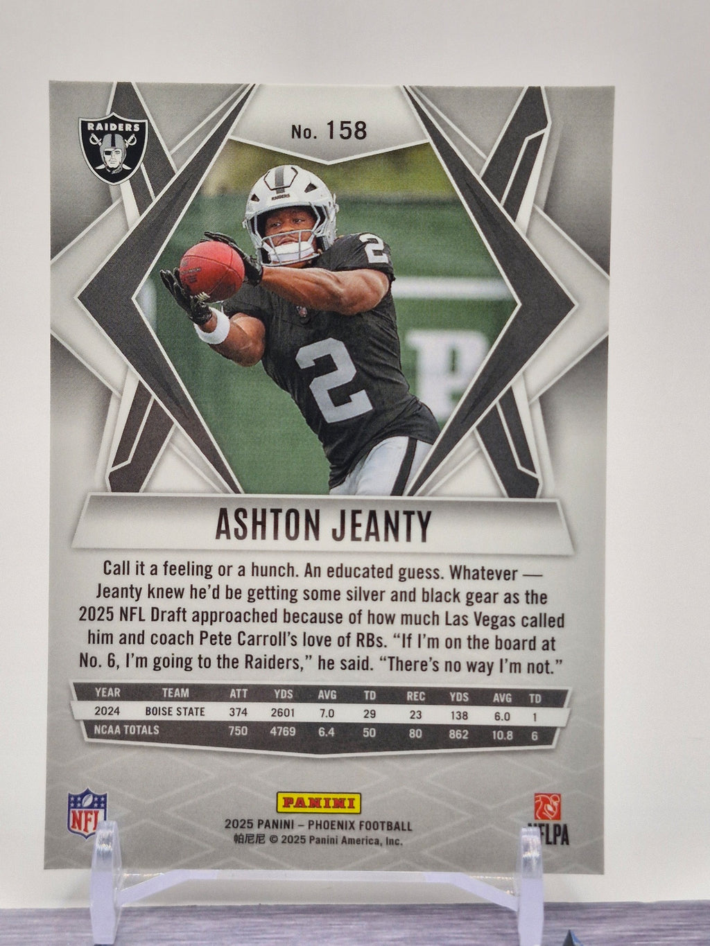2025 Panini Phoenix #158 Ashton Jeanty