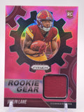 2025 Panini Prizm #RGR-CLD Jaylin Lane Rookie Gear Pink