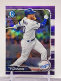 2019 Bowman Chrome #99 Justin Turner Purple Refractor #/250
