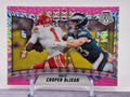 2025 Panini Mosaic #9 Cooper DeJean Bang! Mosaic Pink Fluorescent