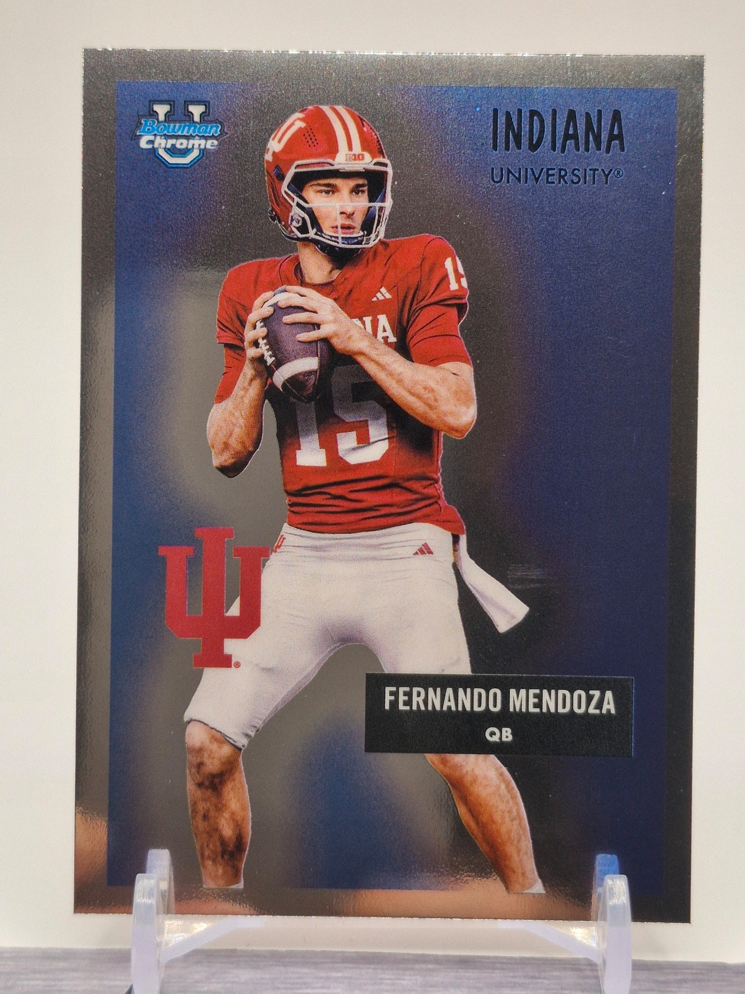 2025 Bowman University Chrome #55AV-19 Fernando Mendoza 1955 Bowman Football