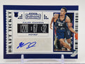 2019 Panini Contenders Draft Picks #104 Kaleb Johnson Draft Ticket Blue Foil