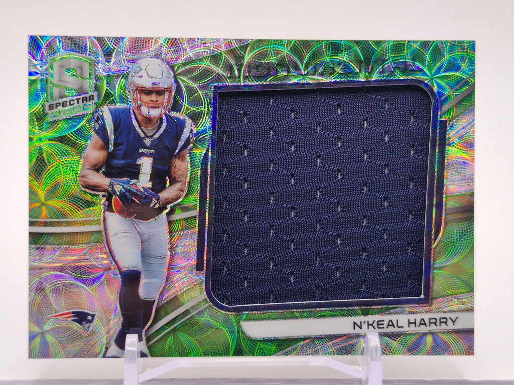 2019 Panini Spectra #MM-19 N'Keal Harry Monumental Memorabilia #/50