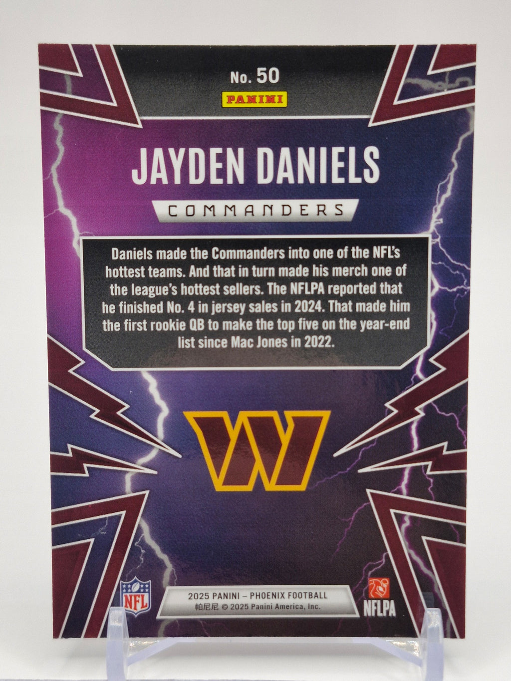 2025 Panini Phoenix #50 Jayden Daniels Thunderbirds