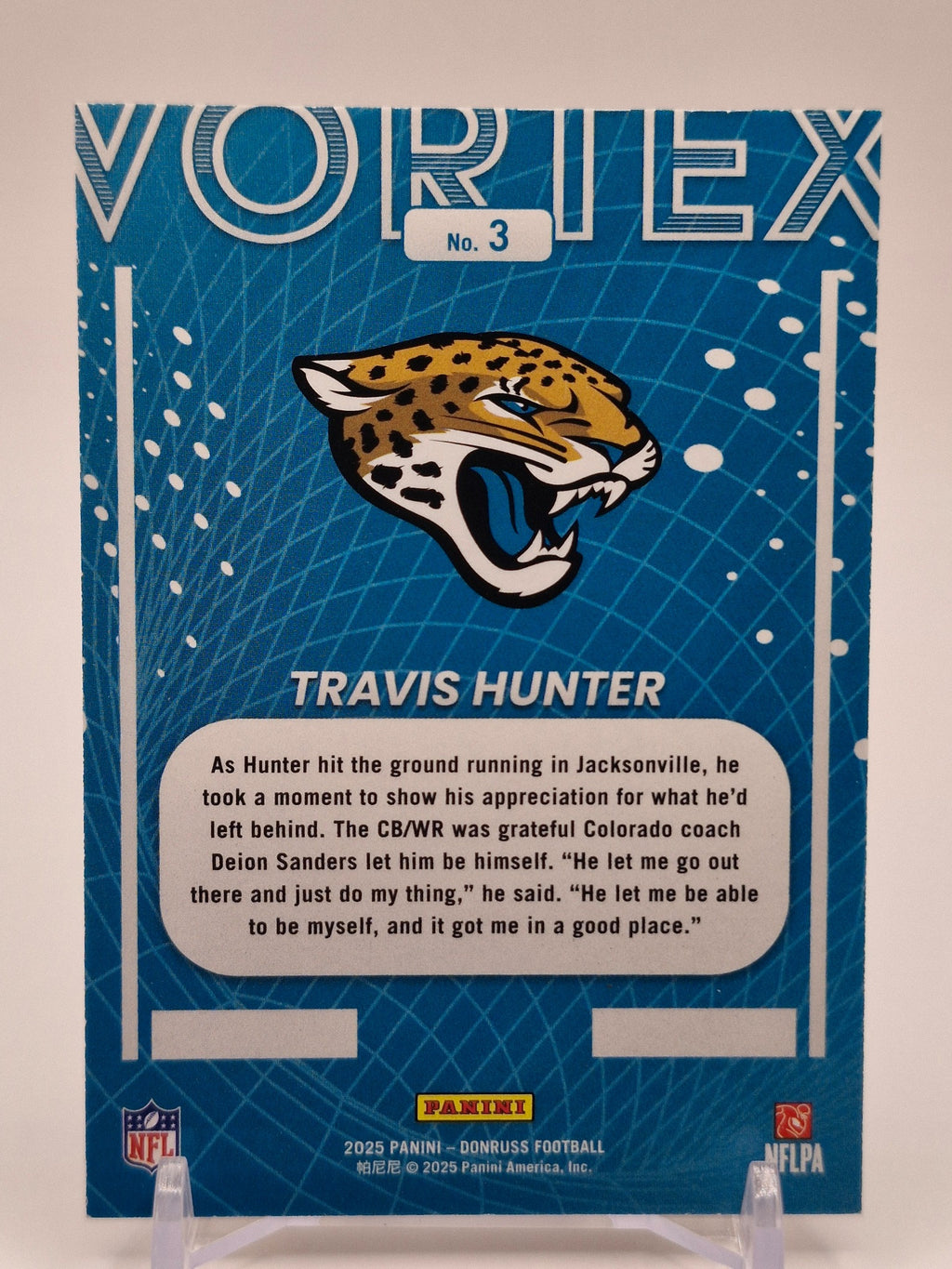 2025 Donruss #24 Travis Hunter Vortex