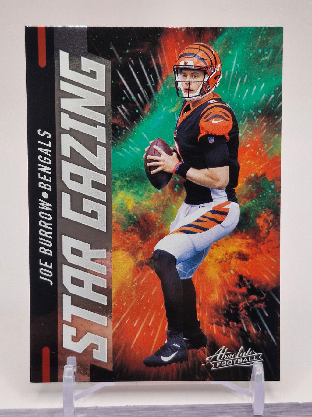 2021 Panini Absolute #SG19 Joe Burrow Star Gazing Spectrum Black #/1