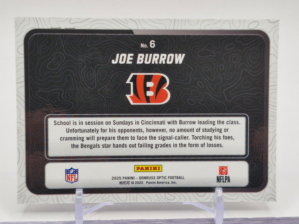 2025 Donruss Optic #6 Joe Burrow Passing Grade