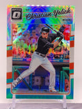 2017 Donruss #113 Christian Yelich Career Stat Line #/293