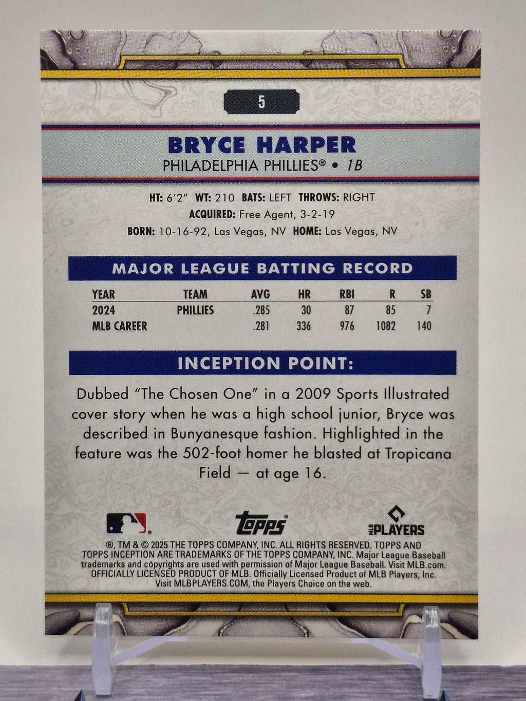2025 Topps Inception #100 Mike Trout