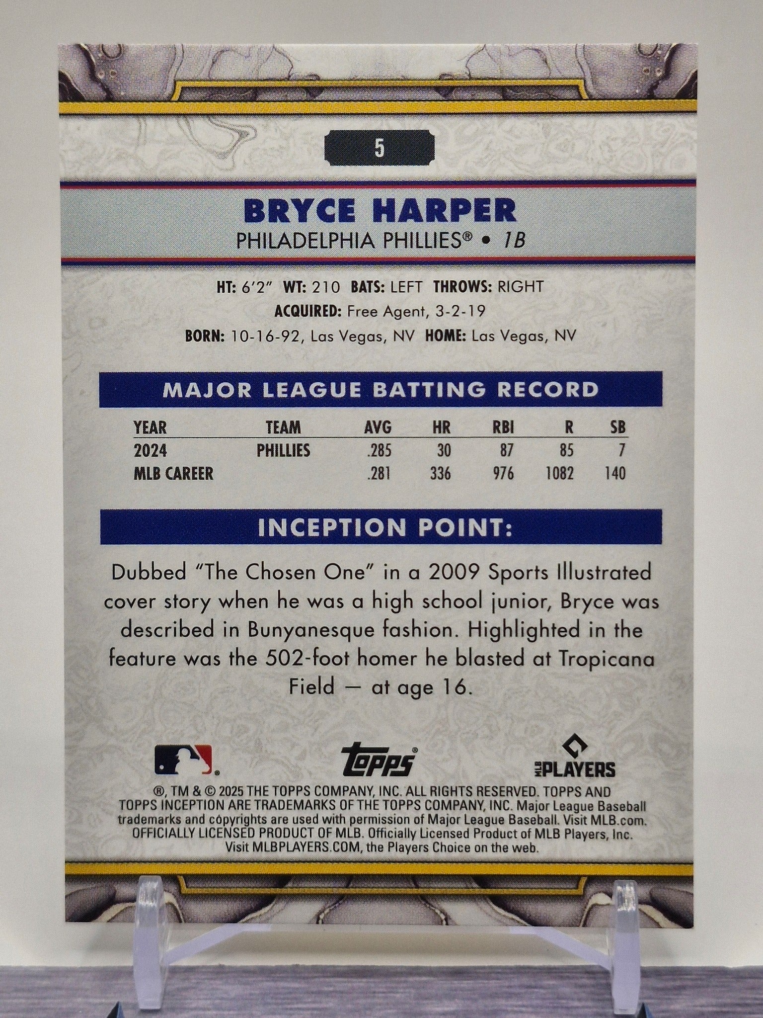 2025 Topps Inception #100 Mike Trout