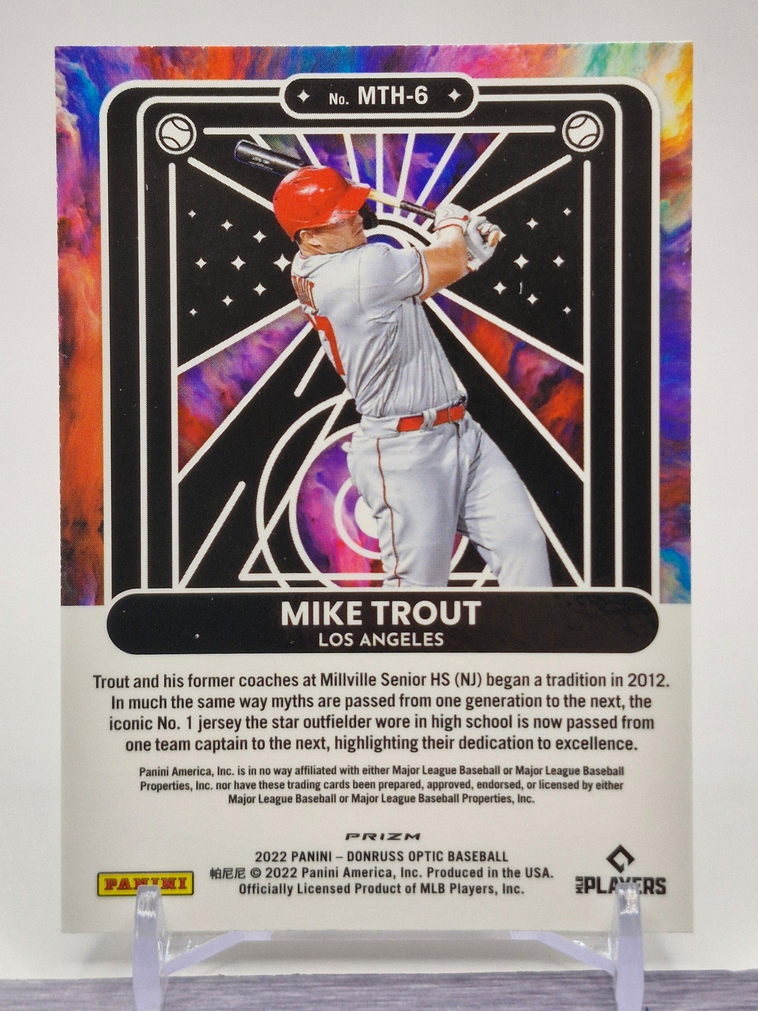 2022 Donruss Optic #MTH-6 Mike Trout Mythical