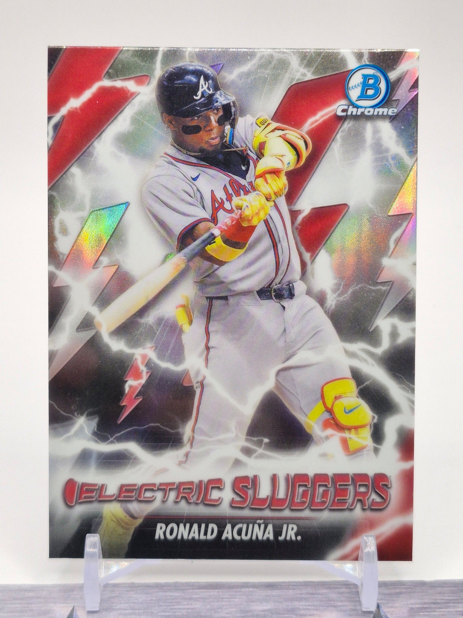 2026 Bowman #ES-8 Ronald Acuña Jr. Electric Sluggers