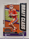 2021 Panini Contenders Draft Picks #1 Trevor Lawrence Draft Class Purple