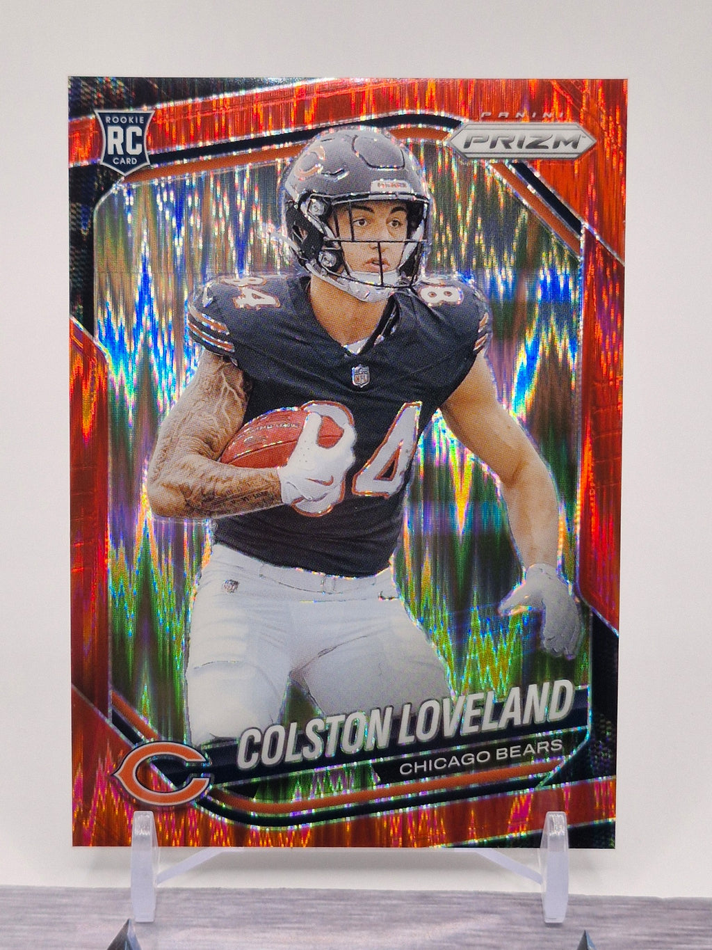 2025 Panini Prizm #319 Colston Loveland Green Flash