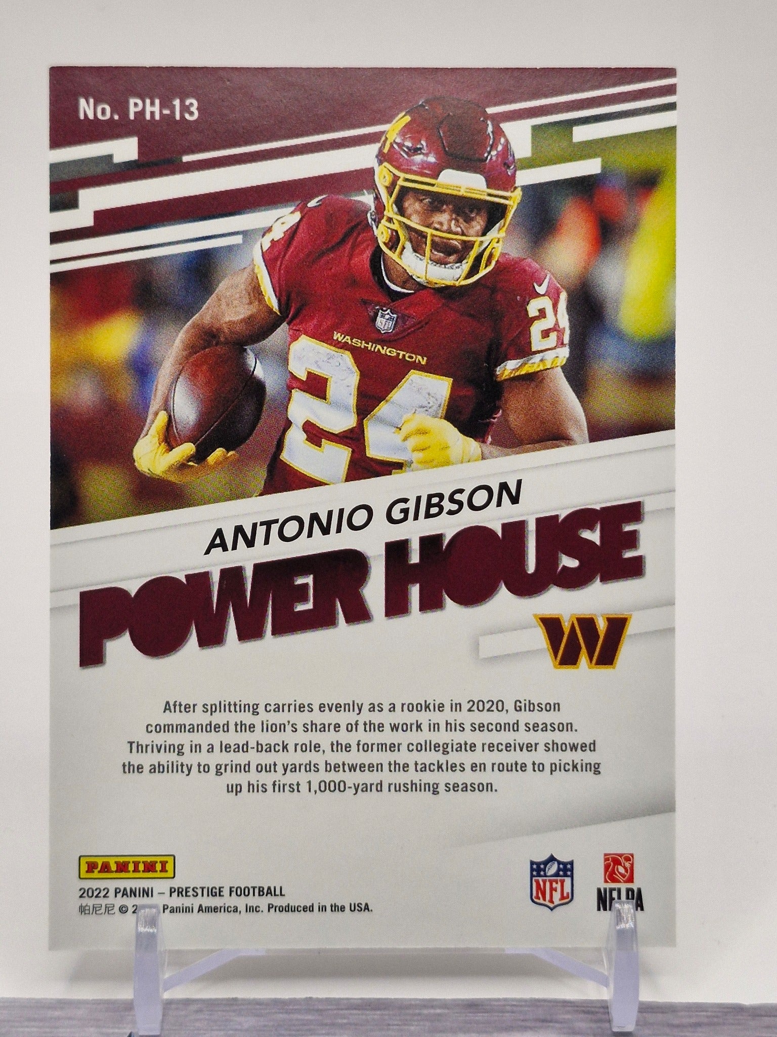 2022 Panini Prestige #PH-13 Antonio Gibson Power House