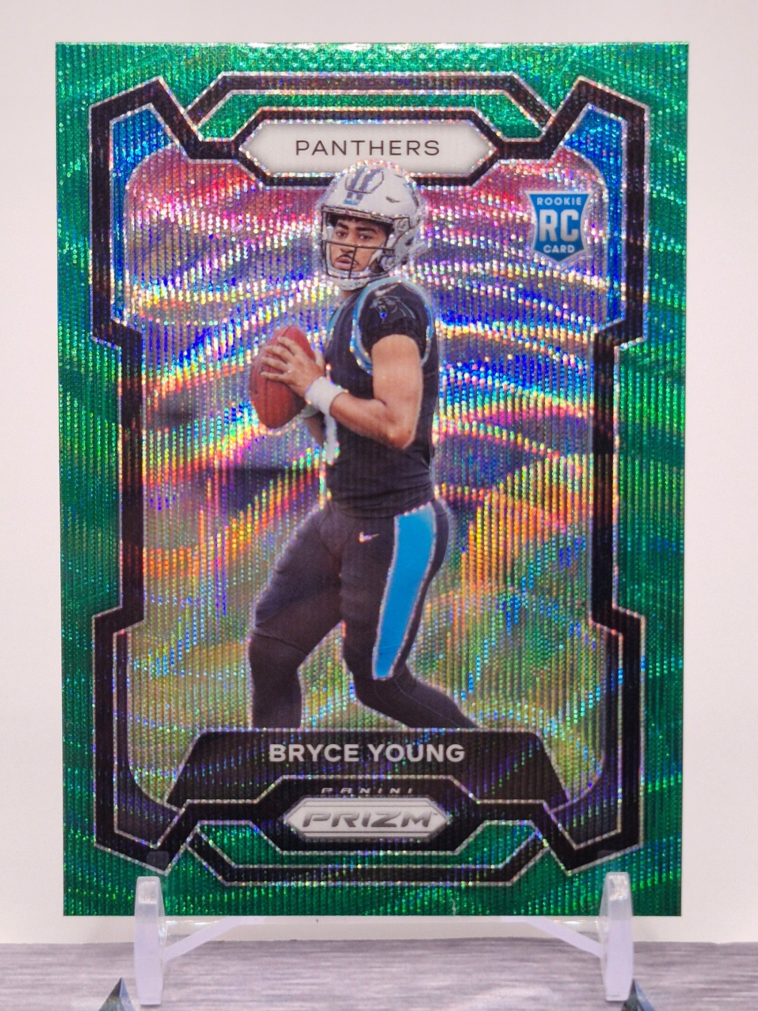 2023 Panini Prizm #311 Bryce Young Green Wave