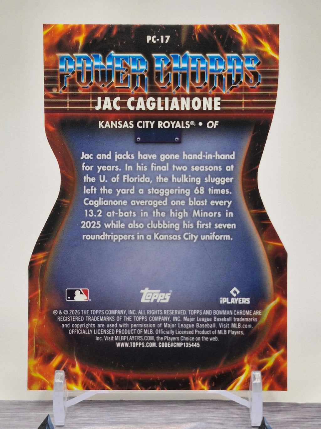 2026 Bowman #PC-17 Jac Caglianone Power Chords