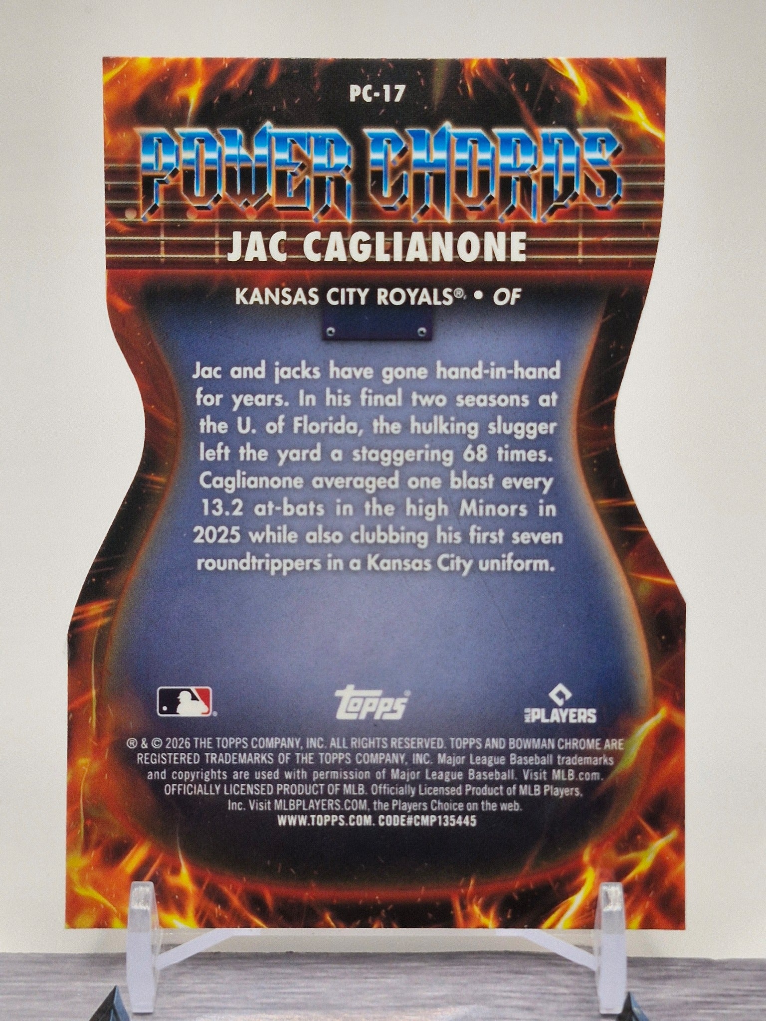 2026 Bowman #PC-17 Jac Caglianone Power Chords