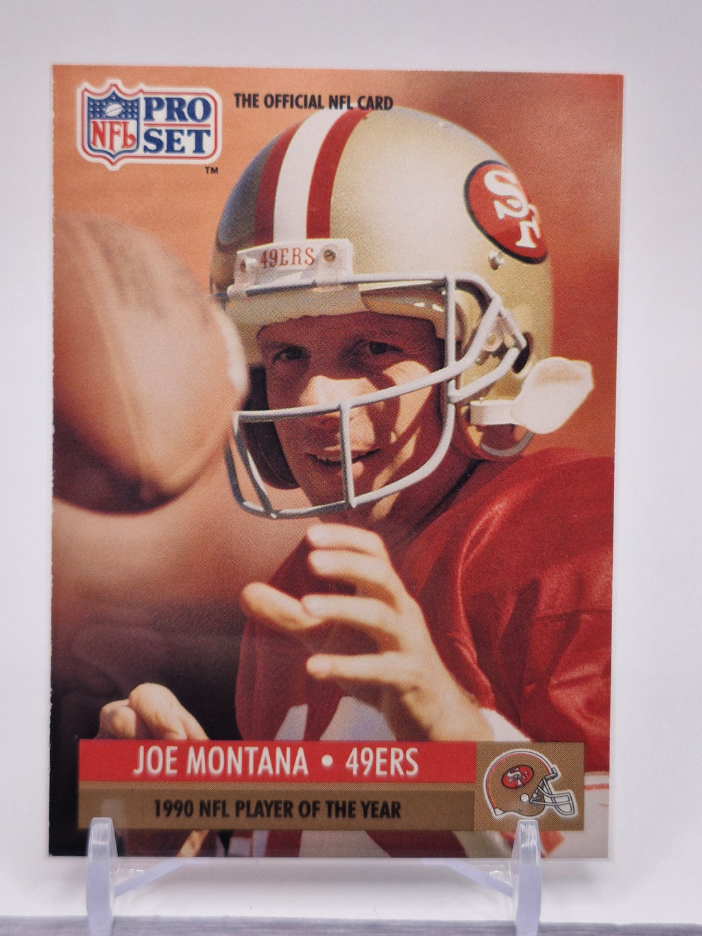 1991 Pro Set FACT Mobil #3 Joe Montana