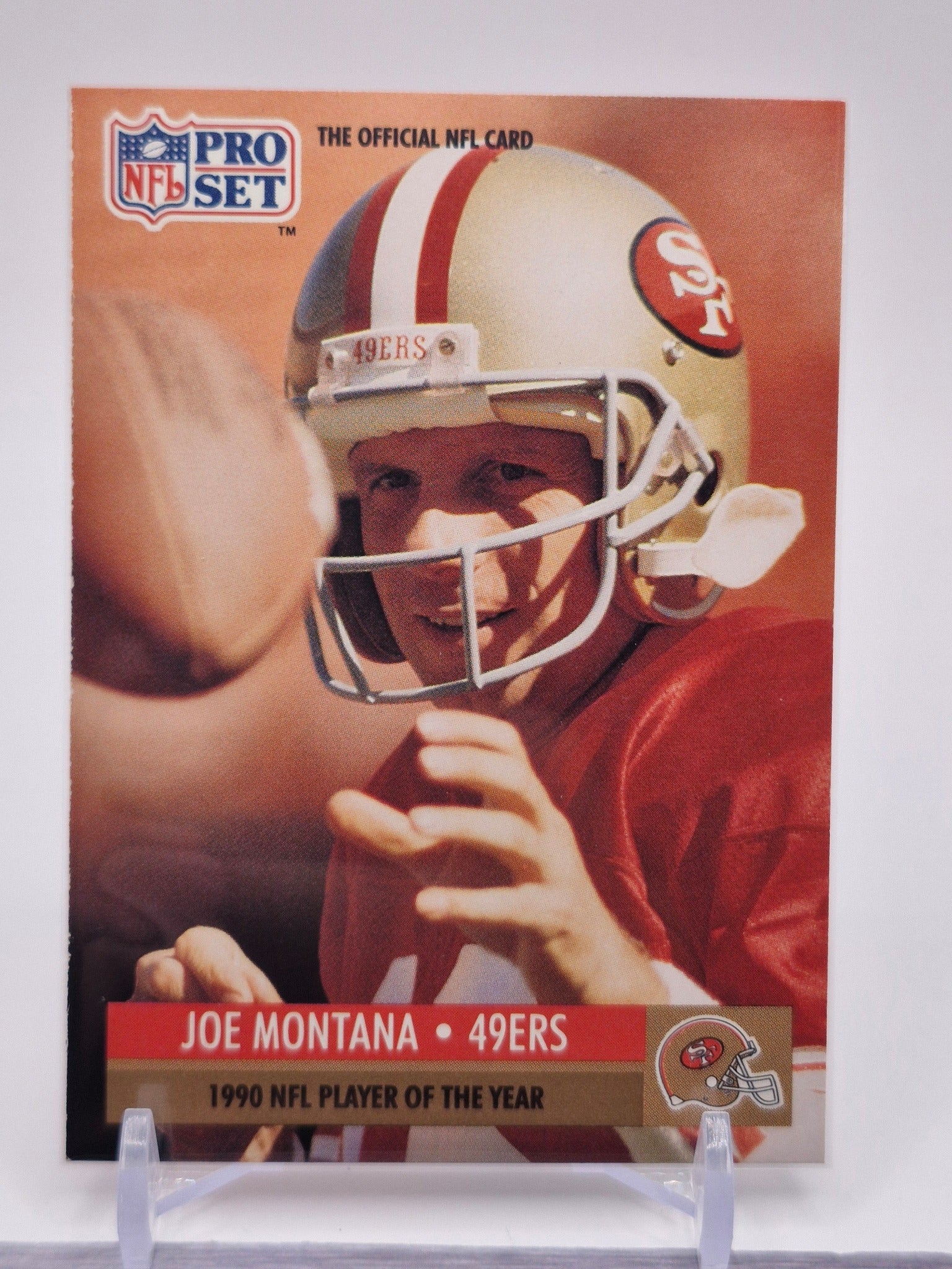 1991 Pro Set FACT Mobil #3 Joe Montana