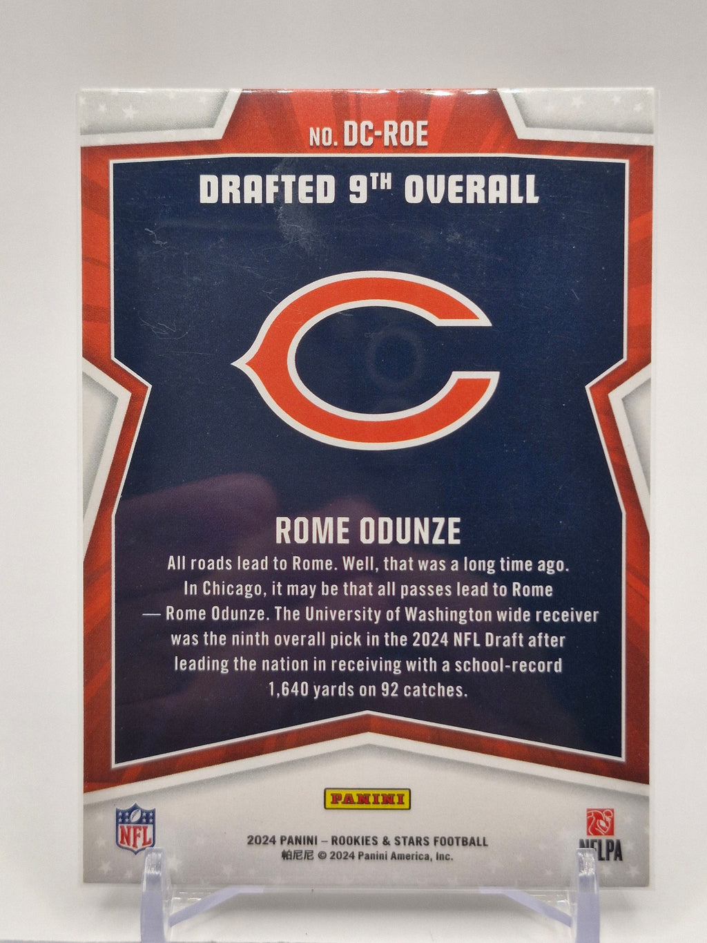2024 Panini Rookies & Stars #DC-ROE Rome Odunze Draft Class