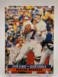 1991 Pro Set FACT Mobil #138 John Elway