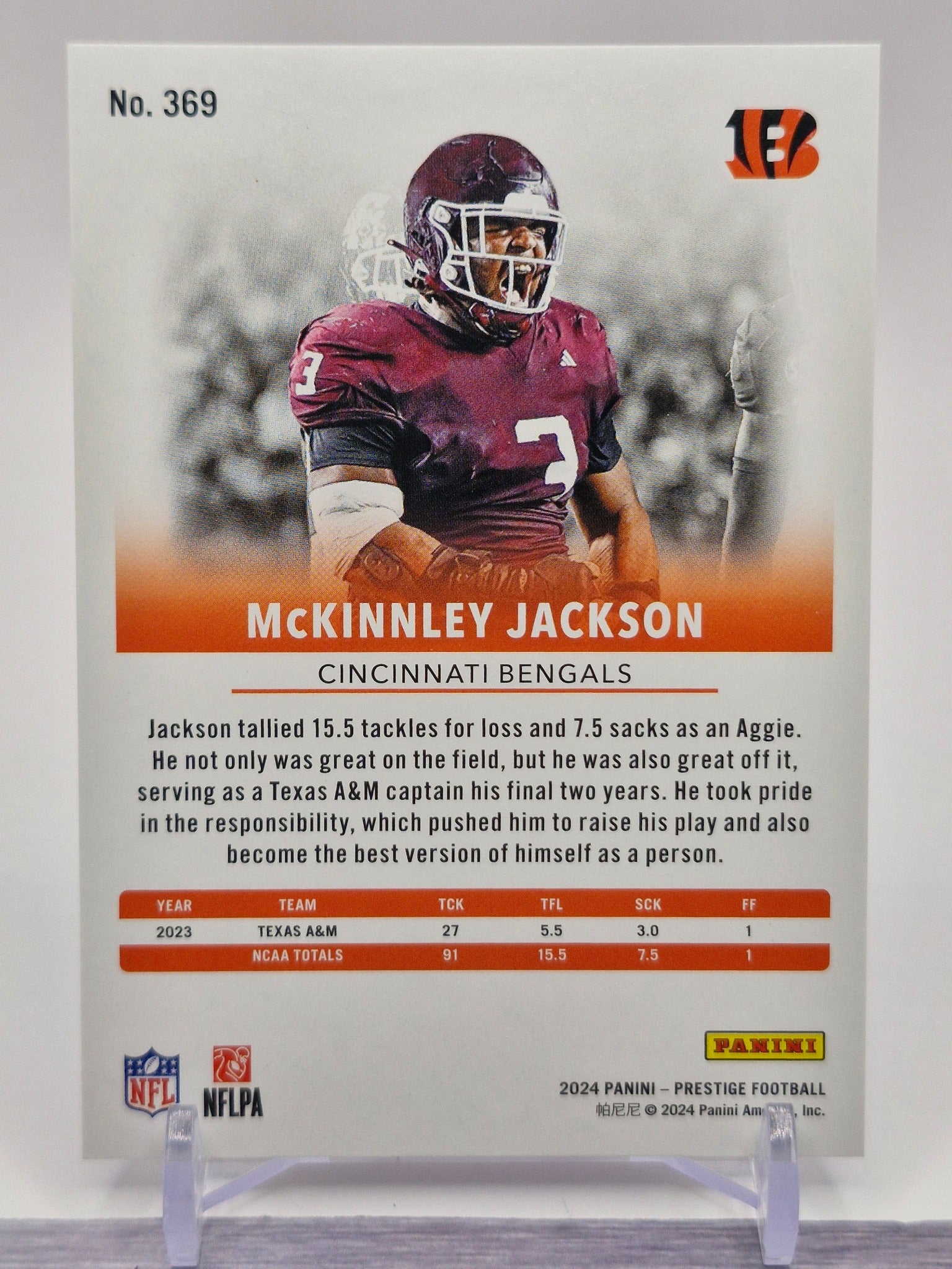 2024 Panini Prestige #369 McKinnley Jackson Dots Xtra Points