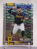 2026 Topps #100 Paul Skenes Silver Crackle Foil