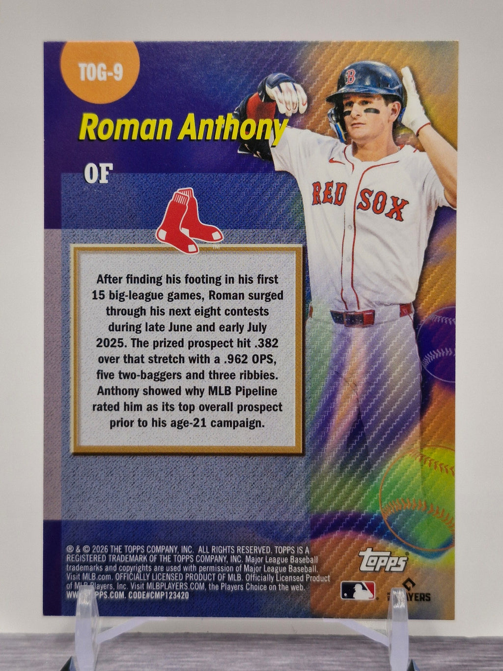 2026 Topps #TOG-9 Roman Anthony Titans of the Game