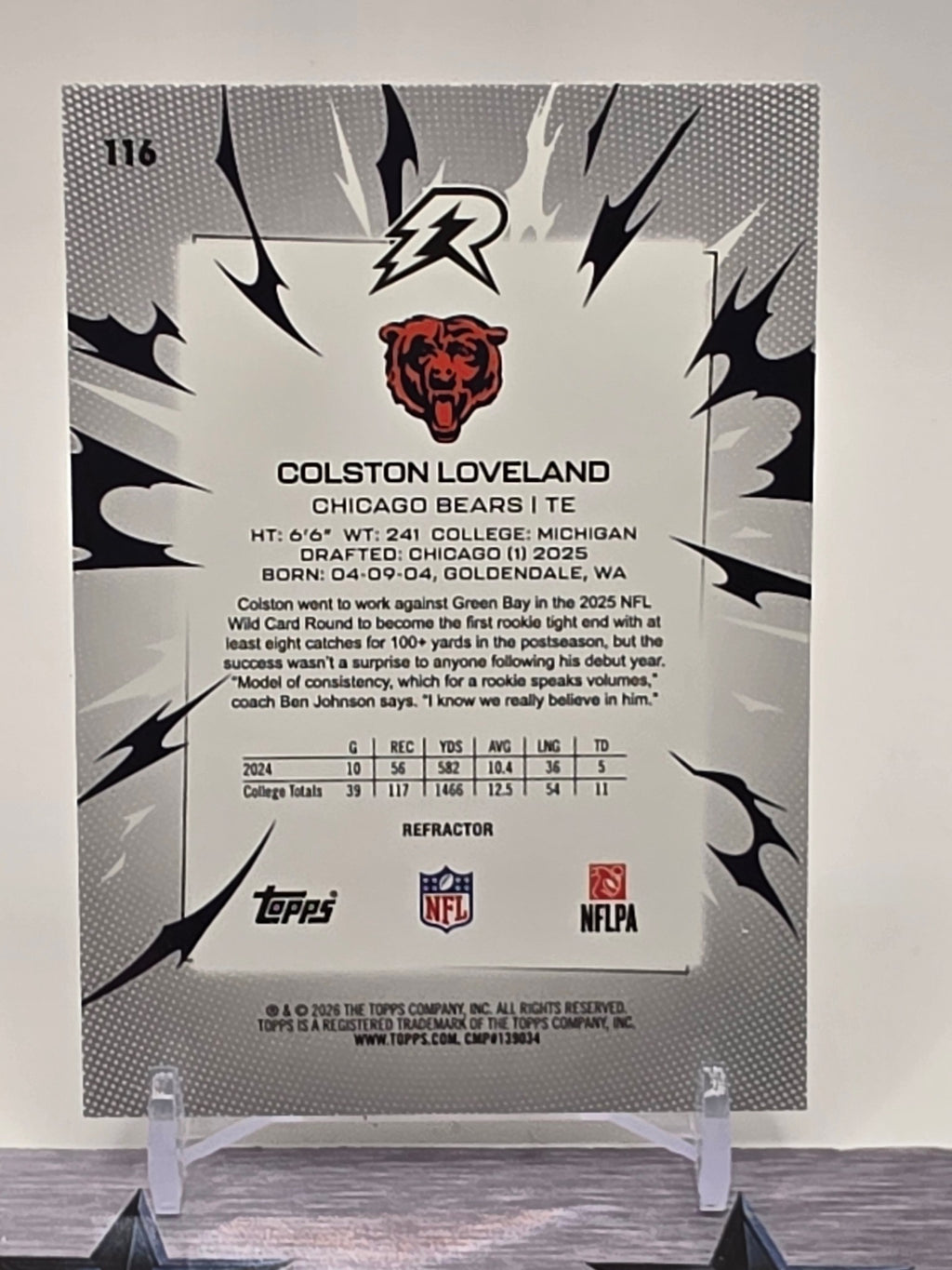 2025 Topps Resurgence #116 Colston Loveland