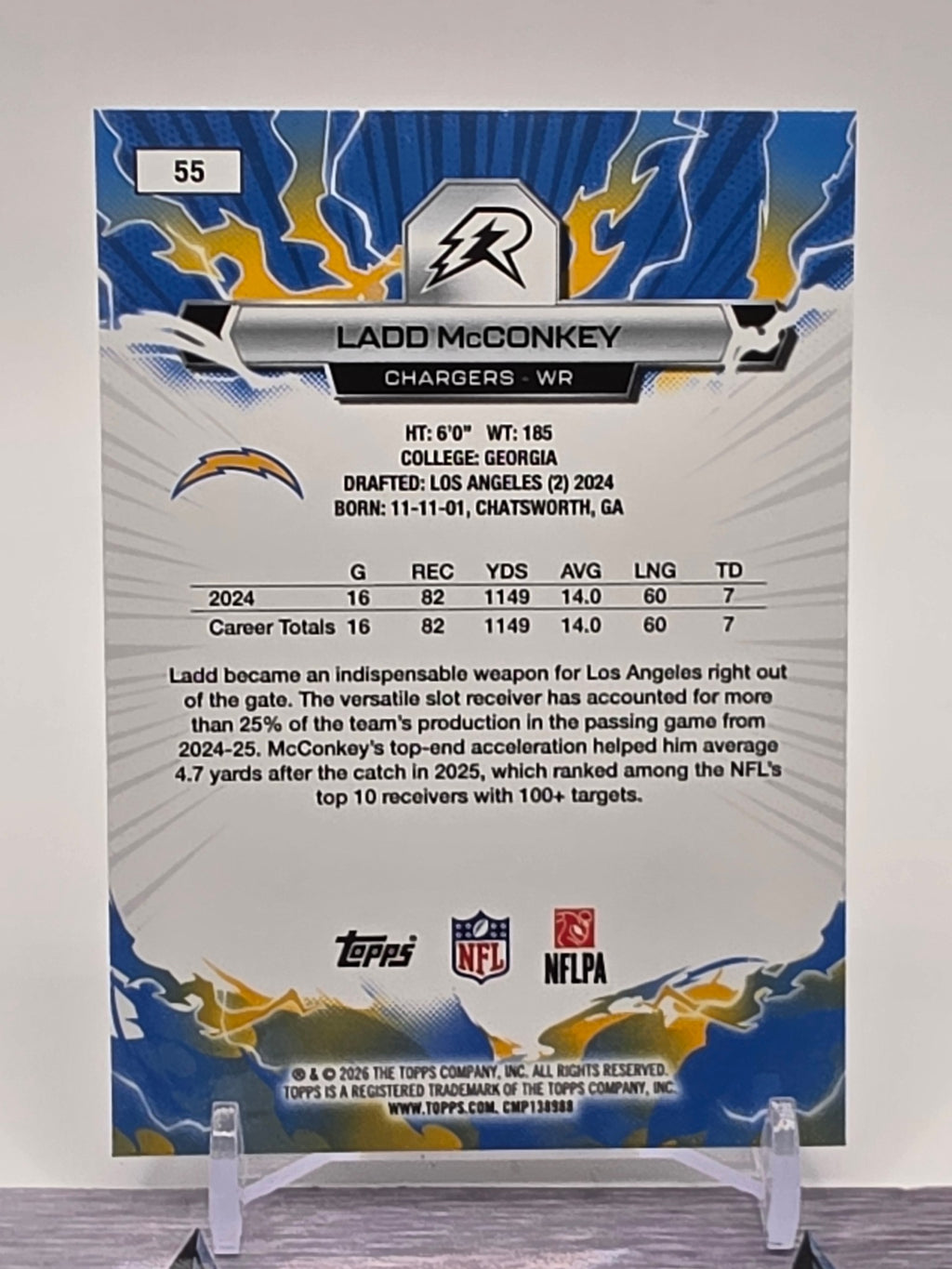 2025 Topps Resurgence #55 Ladd McConkey