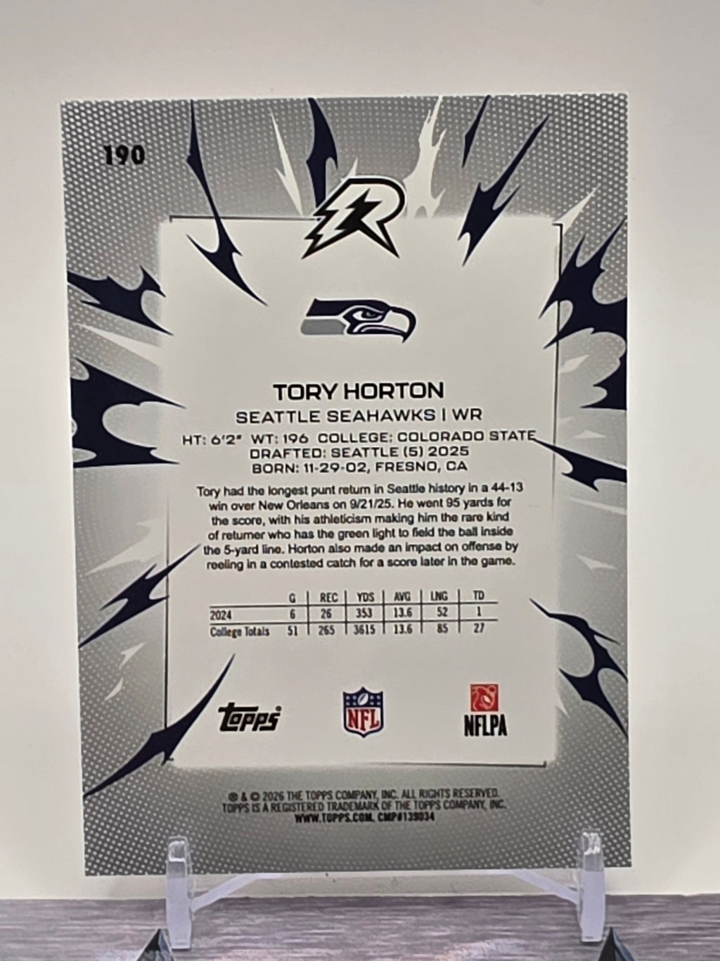 2025 Topps Resurgence #190 Tory Horton