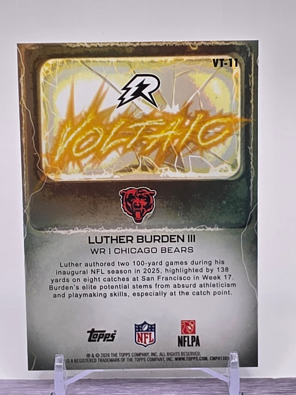2025 Topps Resurgence #VT-11 Luther Burden III Voltaic