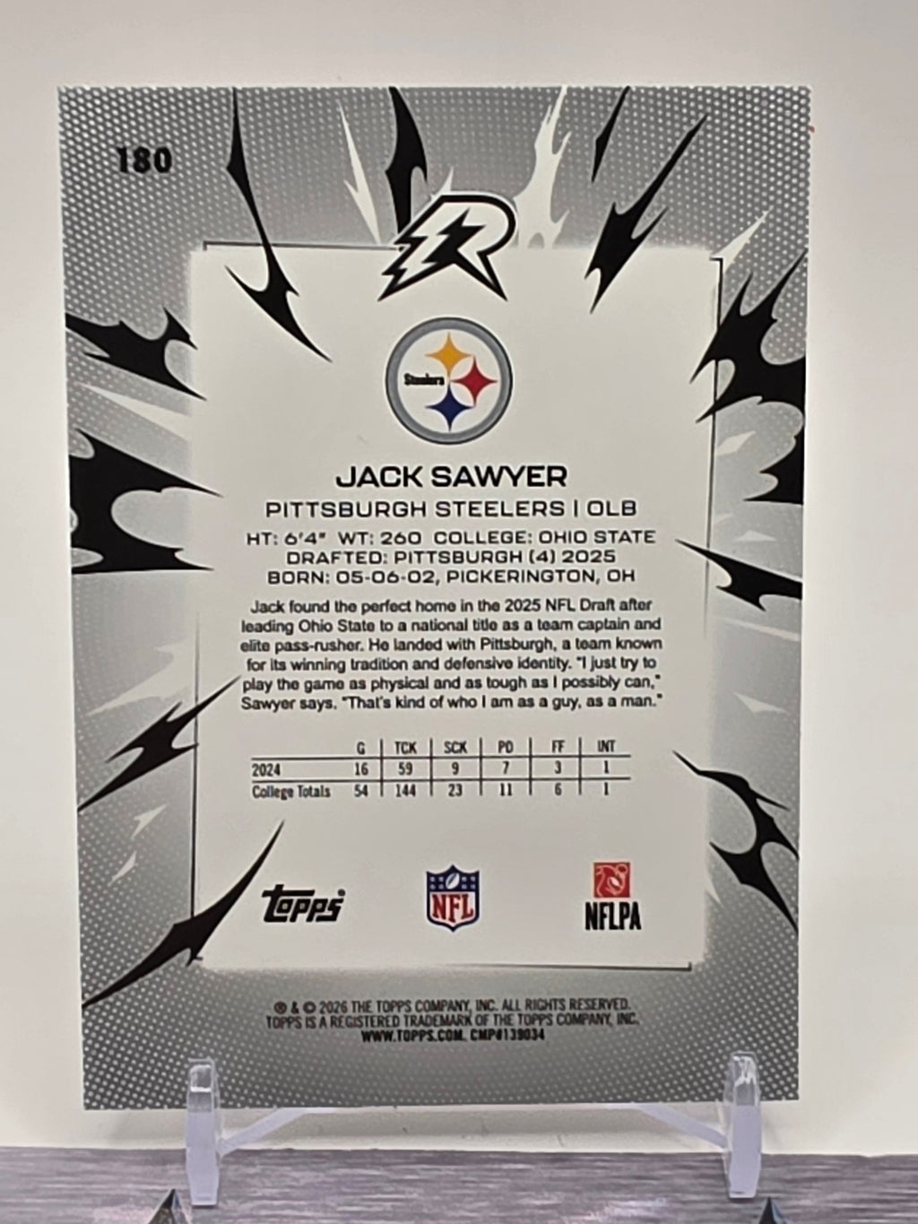 2025 Topps Resurgence #180 Jack Sawyer