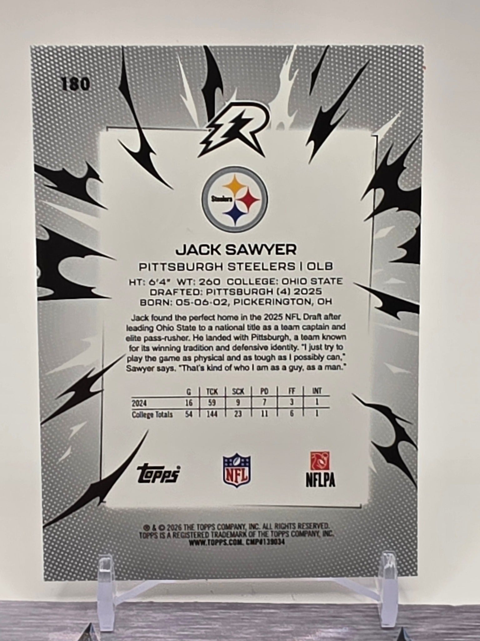 2025 Topps Resurgence #180 Jack Sawyer