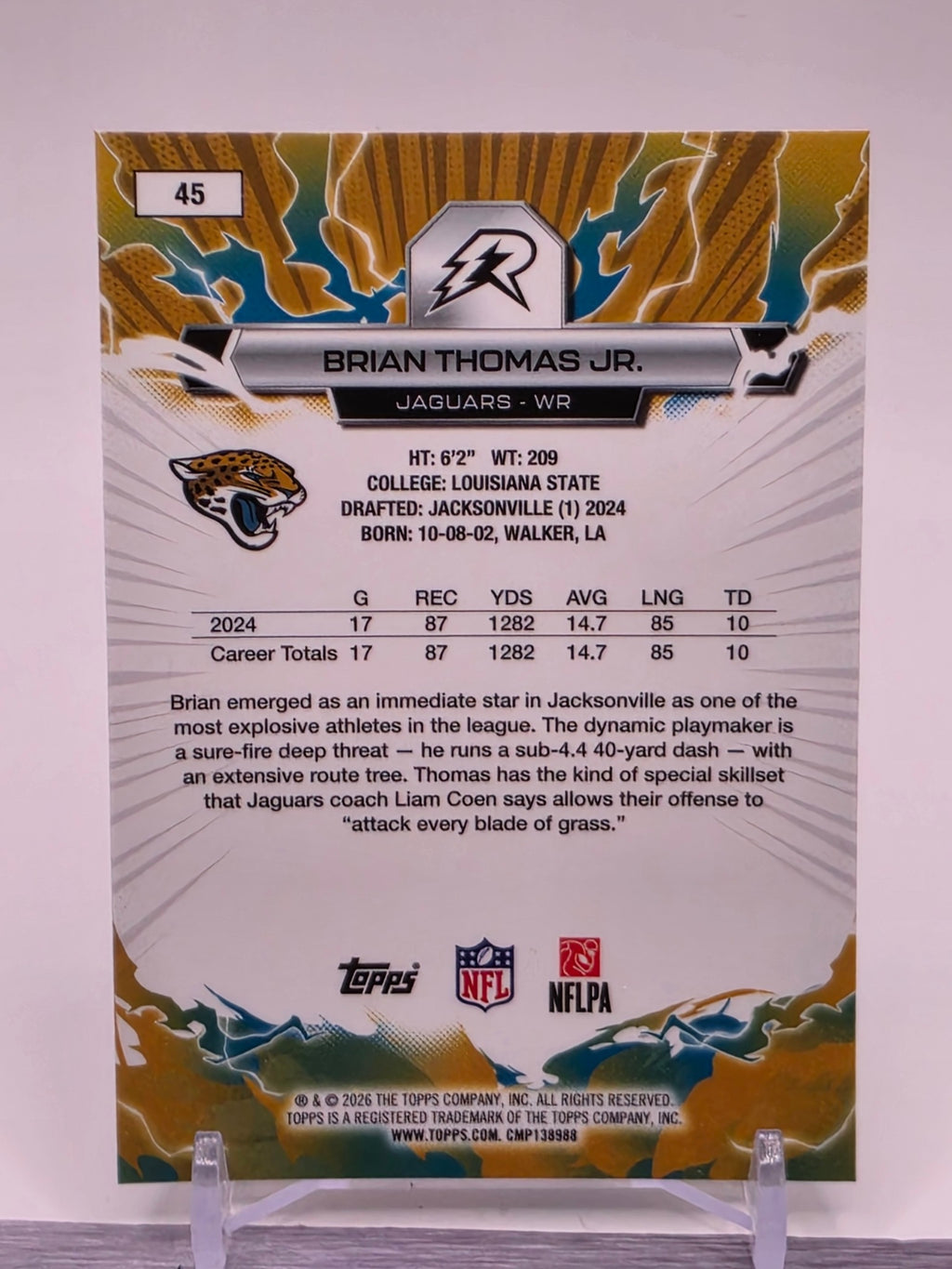2025 Topps Resurgence #45 Brian Thomas Jr.