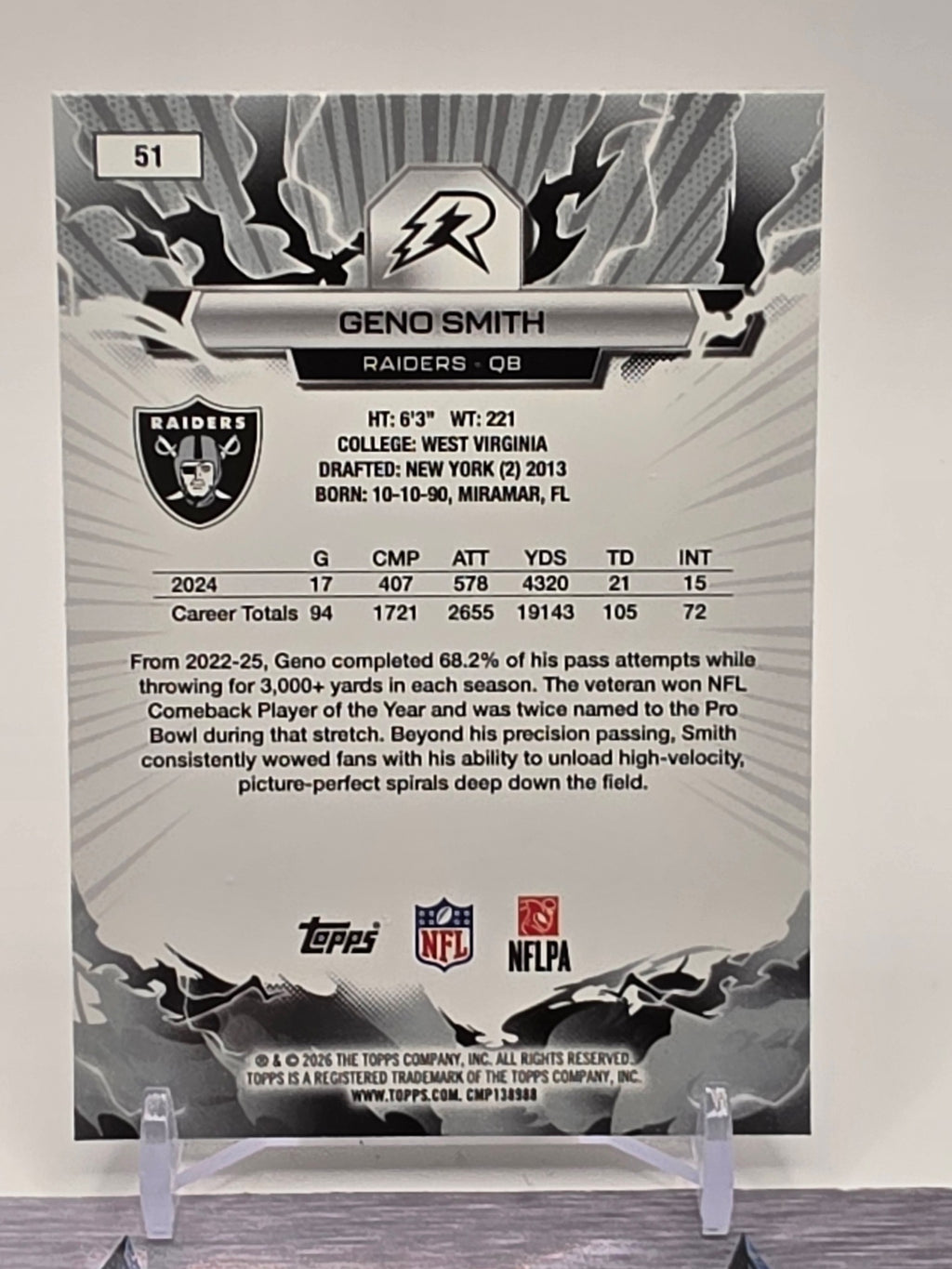 2025 Topps Resurgence #51 Geno Smith