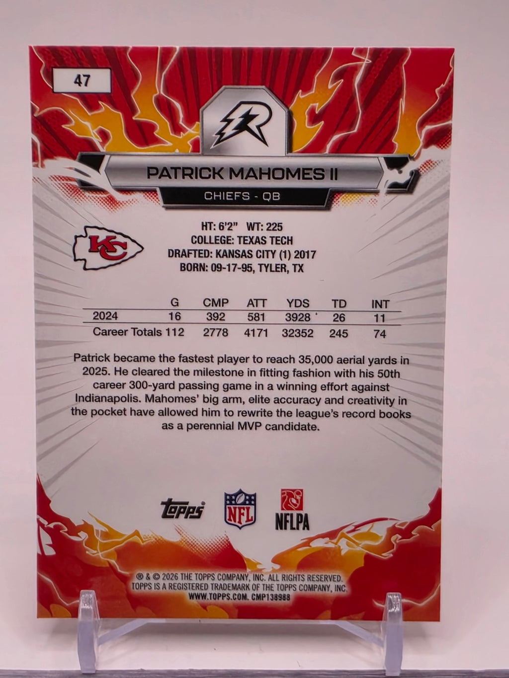 2025 Topps Resurgence #47 Patrick Mahomes II