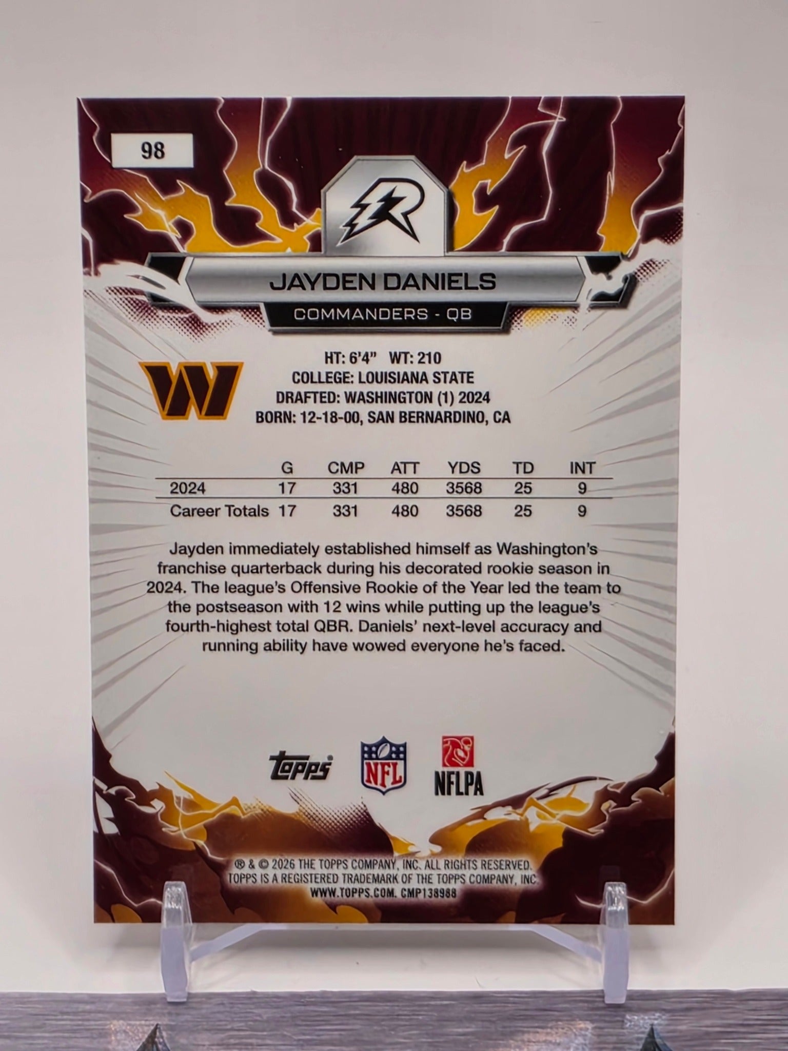 2025 Topps Resurgence #98 Jayden Daniels
