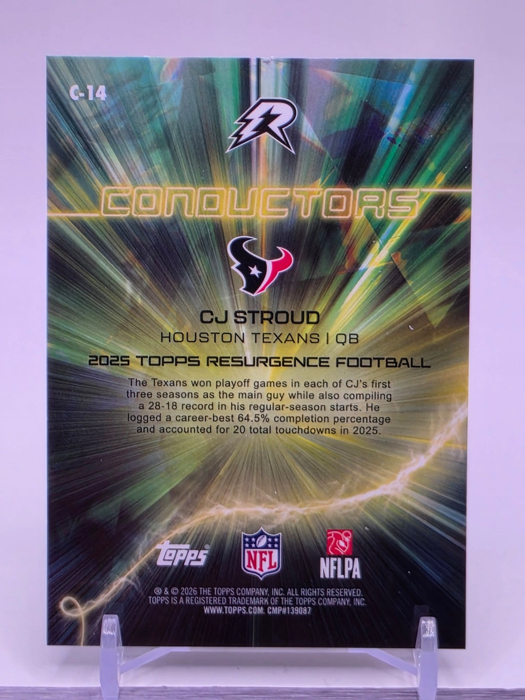 2025 Topps Resurgence #C-8 Baker Mayfield Conductors