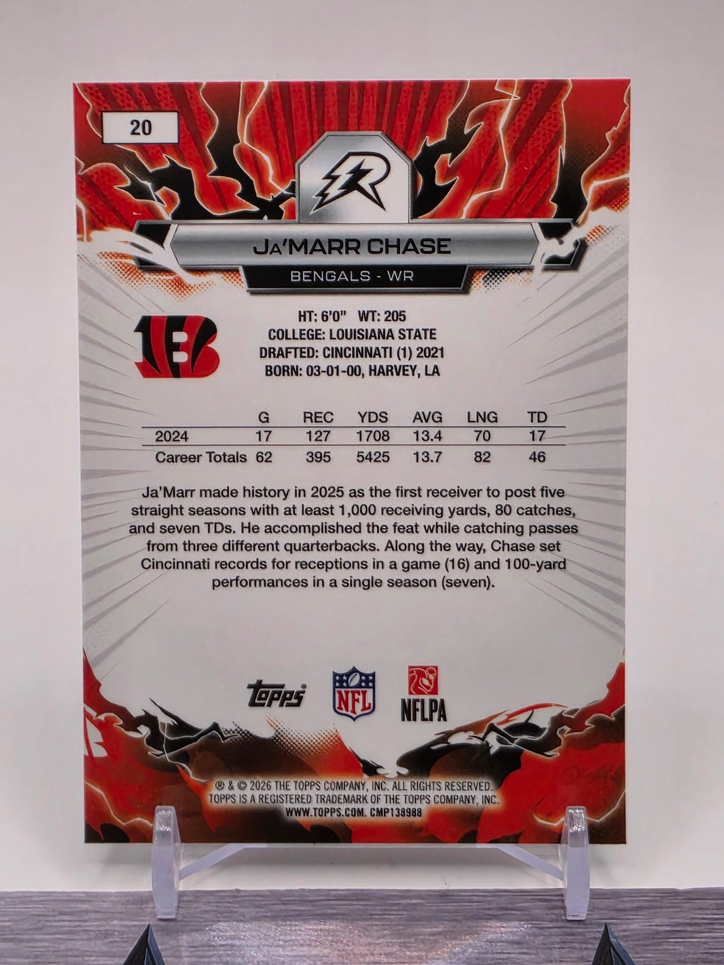 2025 Topps Resurgence #20 Ja’Marr Chase
