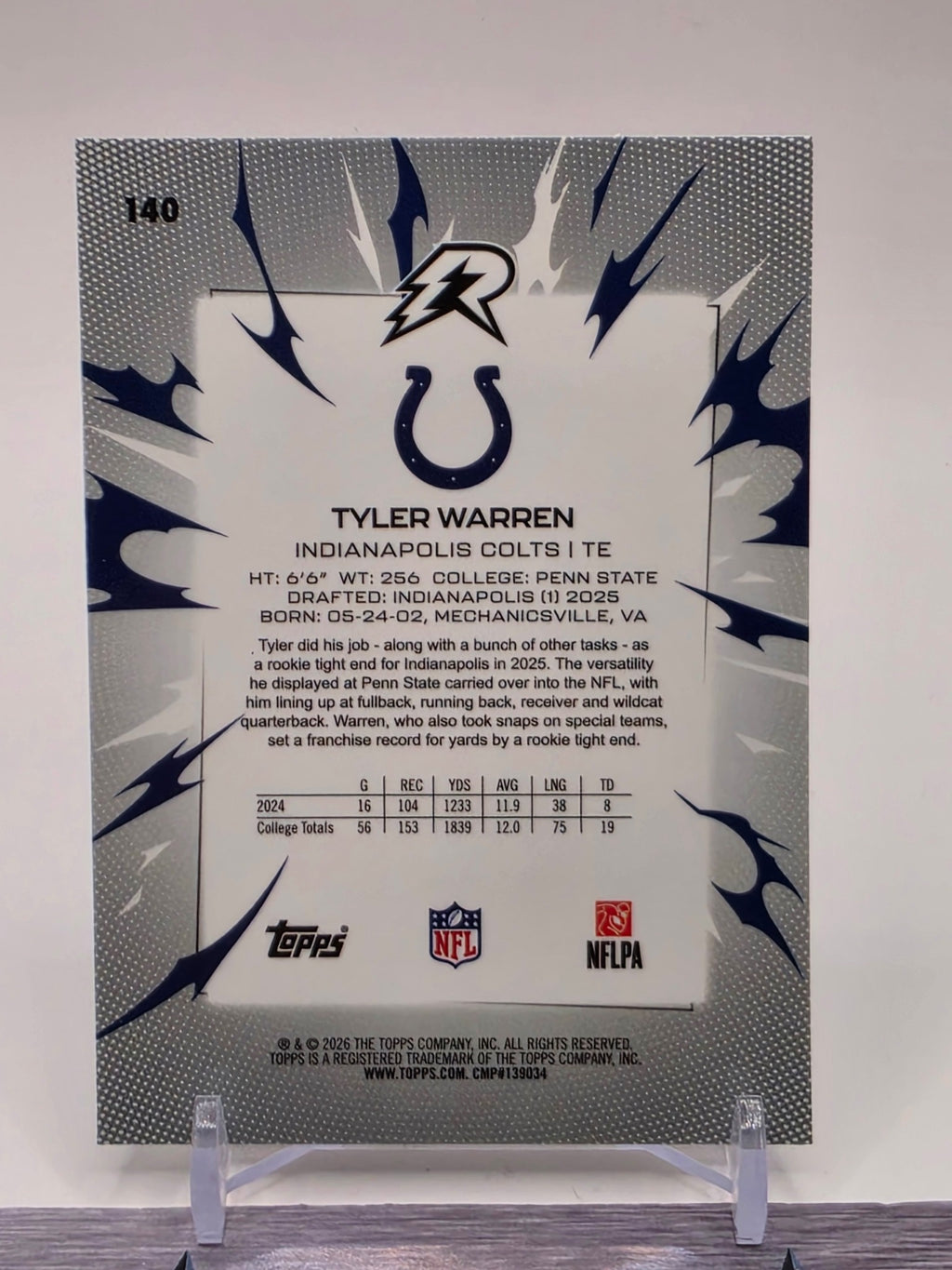 2025 Topps Resurgence #140 Tyler Warren