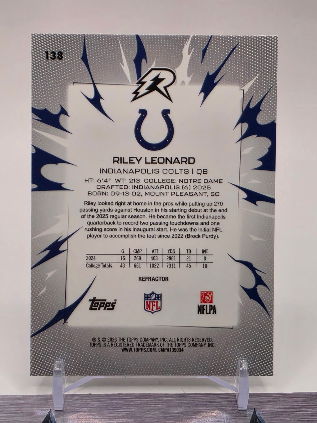 2025 Topps Resurgence #138 Riley Leonard