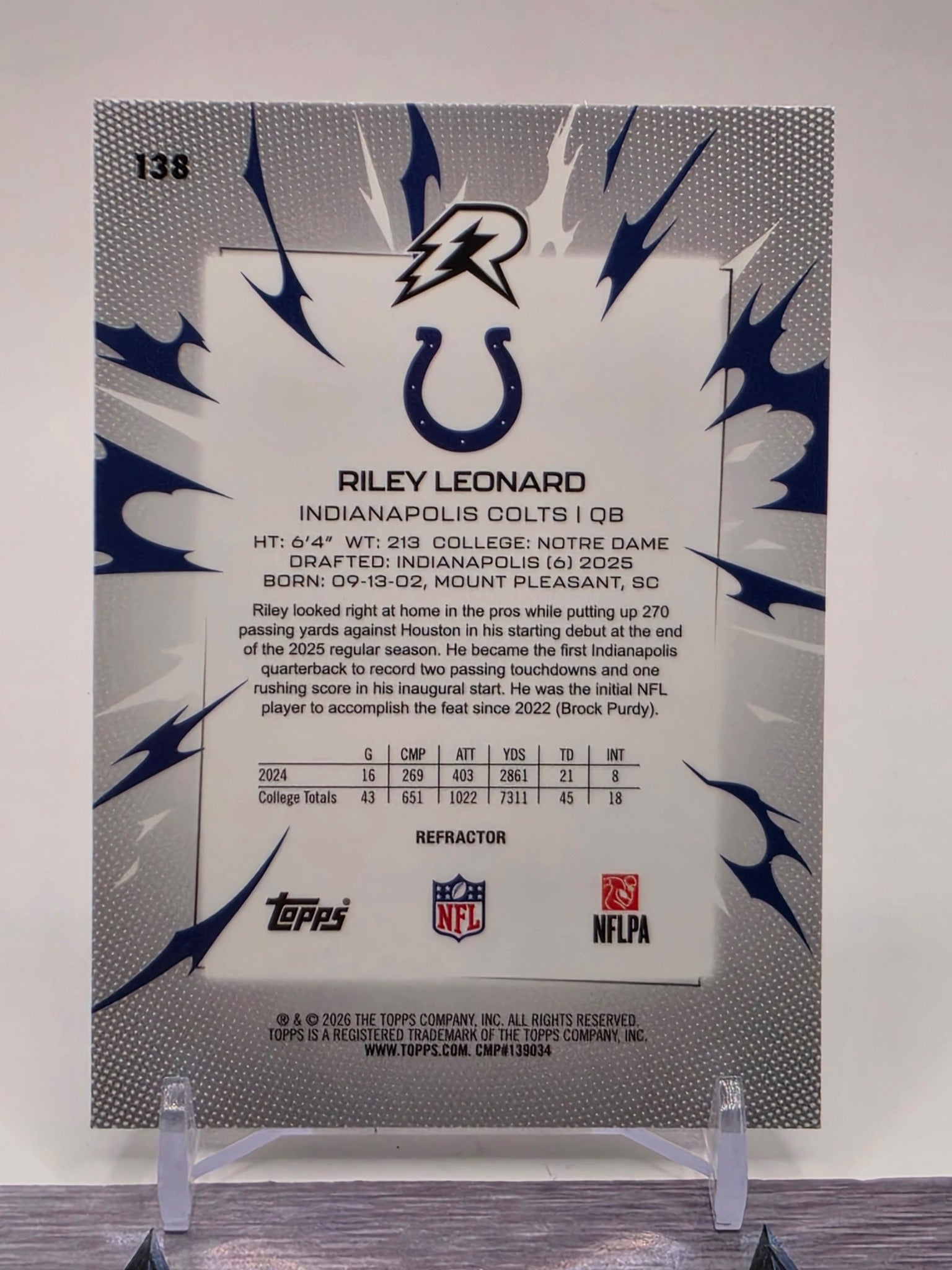 2025 Topps Resurgence #138 Riley Leonard
